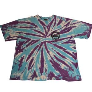 Vintage‎ 1995 Black Hawk Station Reggae Sunsplash Tie Dye Tee 2XL